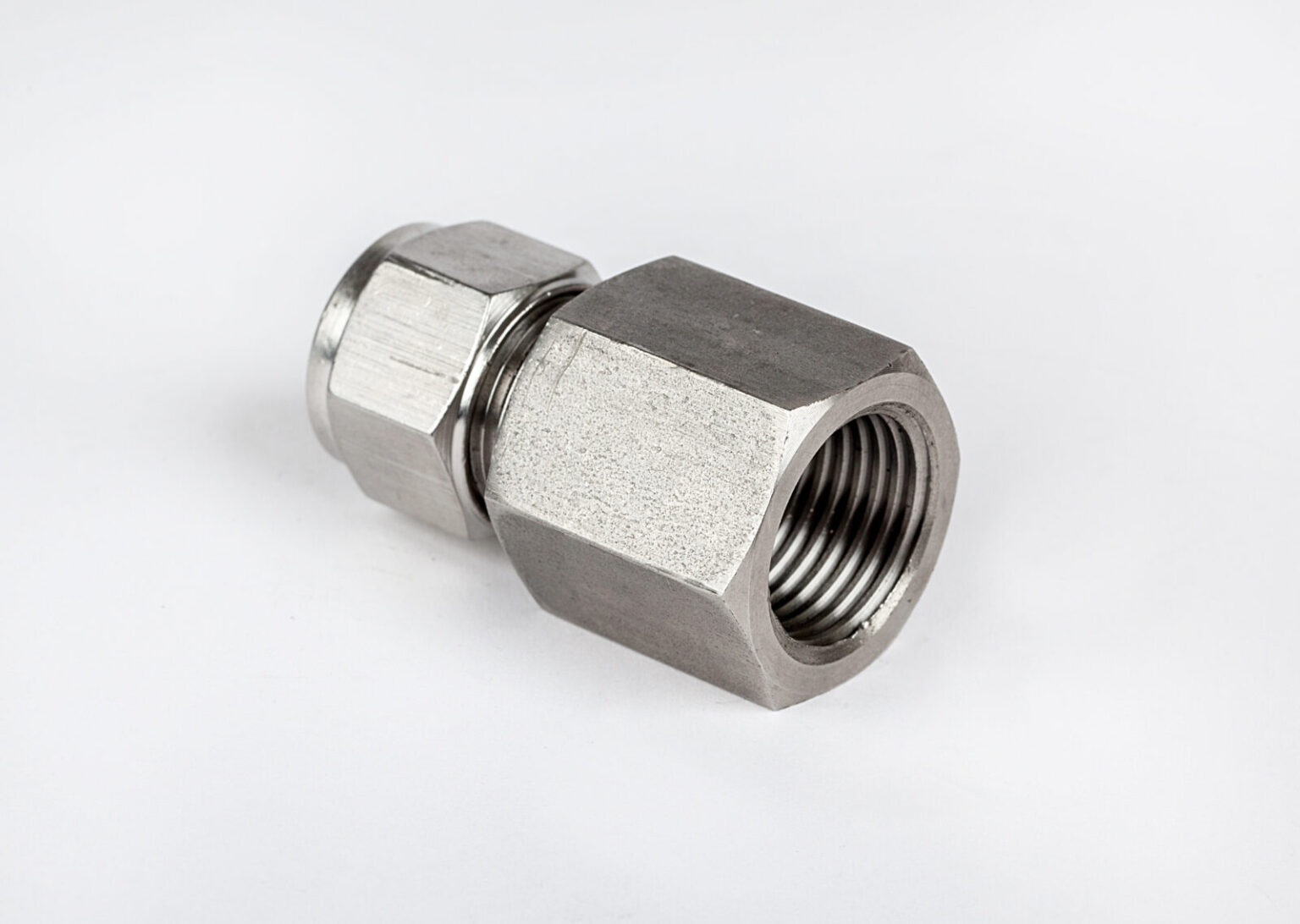 1/2" OD x 1/2" BSPP Female Stud Coupling Stainless Steel 316 Product